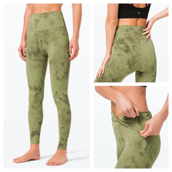 Lululemon Align 28” High Waist Leggings Diamond Dye Yoga Pants Workout Tights 6 - Picture 2 of 6